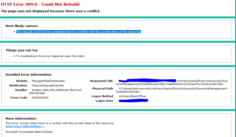 Forms Error