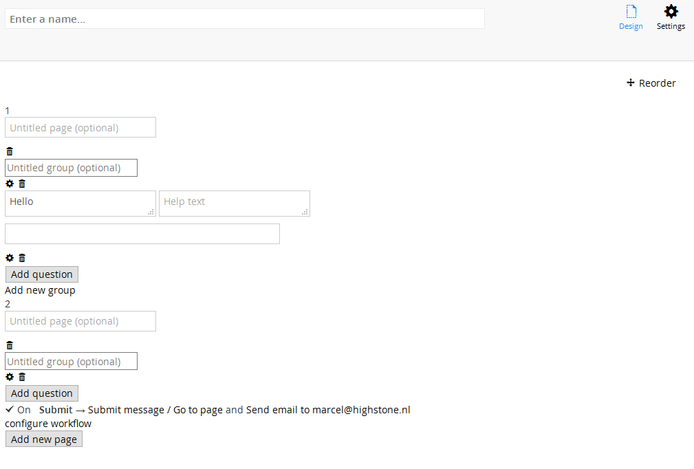 Revamped editor in Umbraco Forms 4.3+