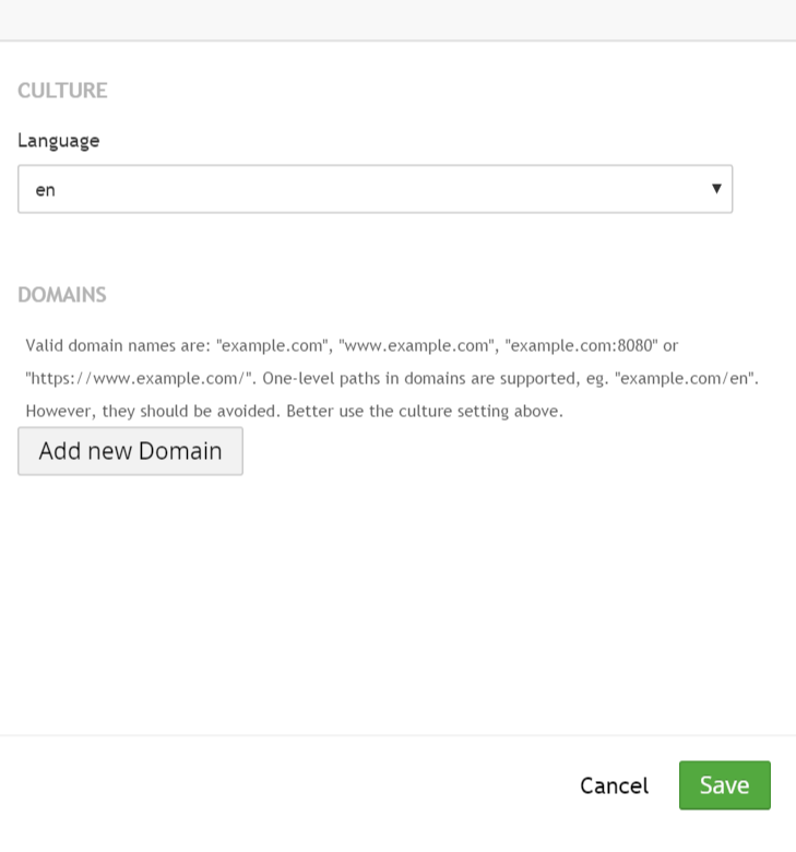 "hostname and cultures" dialog