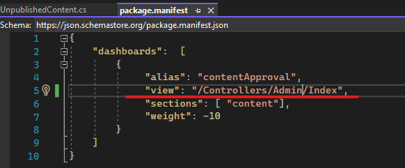 package manifest file