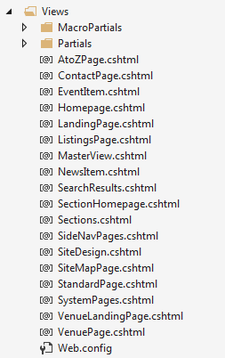 Current Views Folder