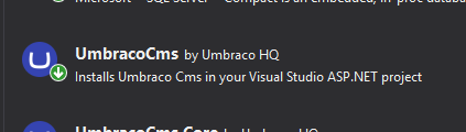 UmbracoCMS Nuget Package