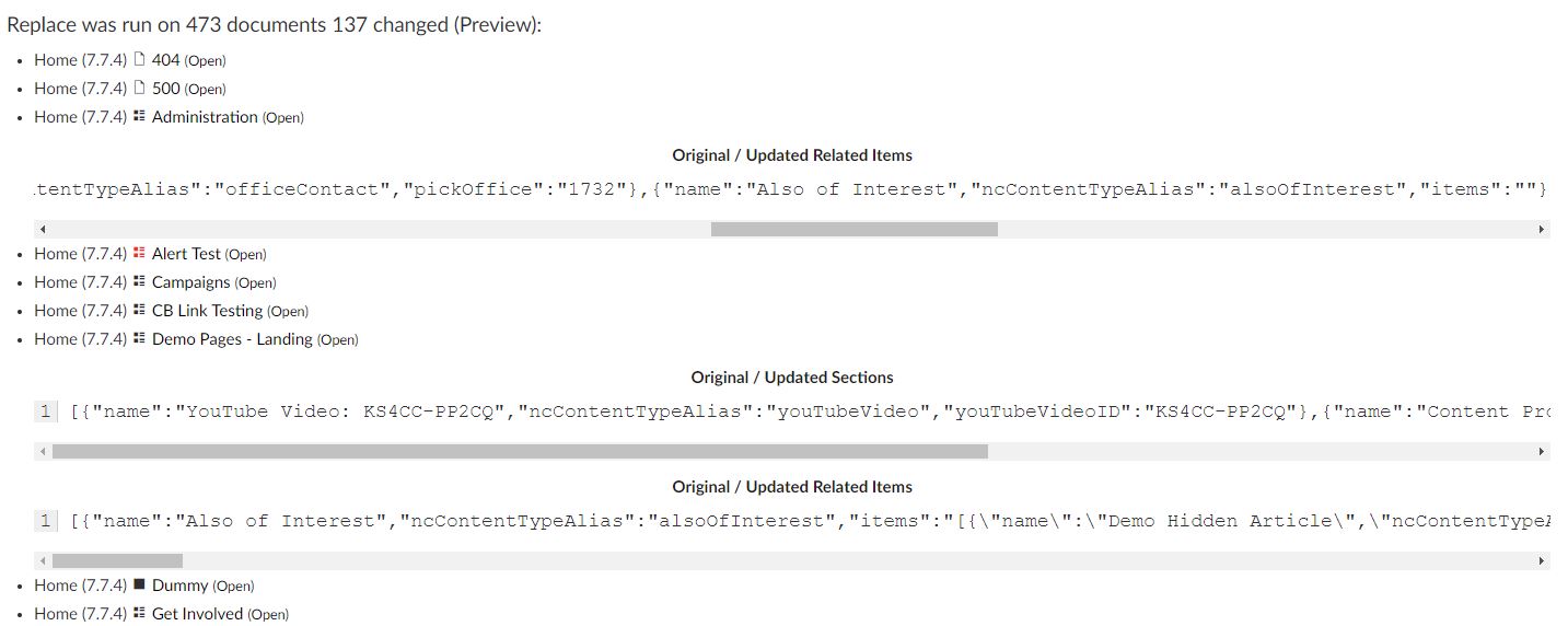 example of preview