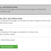 Robots meta tag property editor