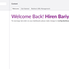 Custom Welcome Dashboard