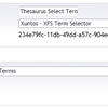 XFS Term Selector